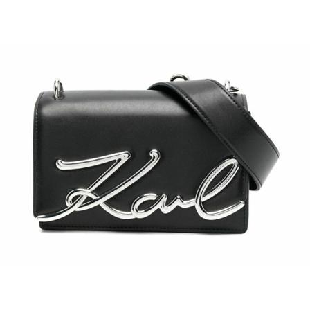 Karl Lagerfeld, Cross Body Bags Zwart, Dames, Maat:ONE Size