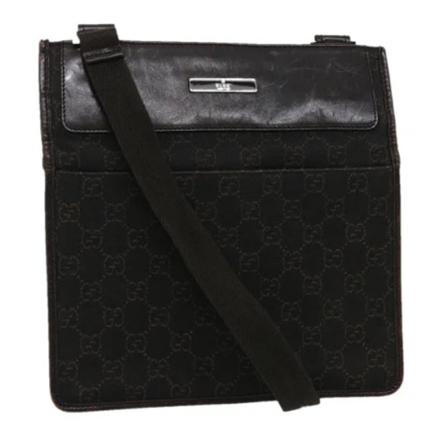 Gucci Vintage, Pre-owned Crossbody Bag Bruin, Dames, Maat:ONE Size,leer
