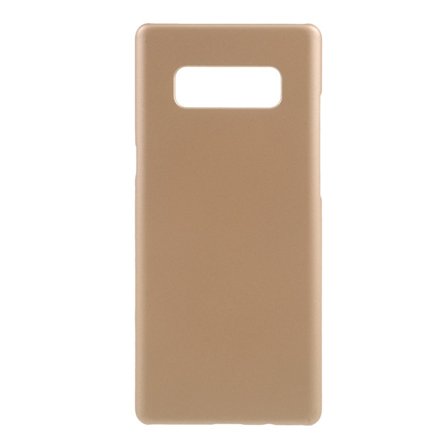 Rubberized PC Hard Cell Phone Cover for Samsung Galaxy Note 8 - Gold