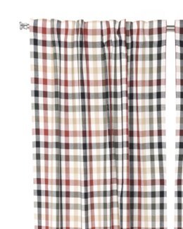 Gardinlængder Ruth genbrug 2-pak Rød