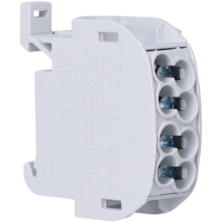 Grenfördelningsblock SCB 25 Al/Cu 80110 SIMBLOCK, grå