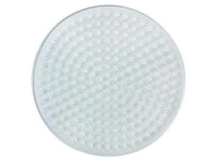 Pärlplatta rund 9cm diameter - Lyreco - Skola och förskola - Hobbymaterial - Nabbipärlor - Rörpärlor