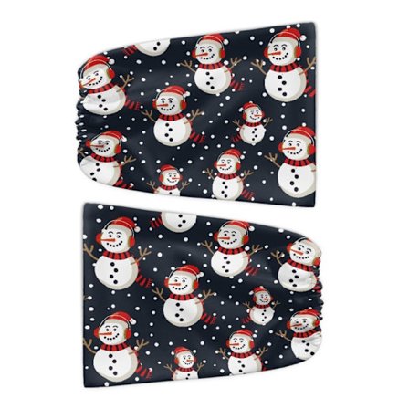 Bilsidospegel vind- och snöskydd sidospegel dammtätt skyddande lock sött tecknat tryck