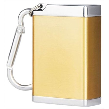 Kultainen kannettava tuhkakuppi mini hajutiivis taskutuhkakuppi ulkotuhkakuppi