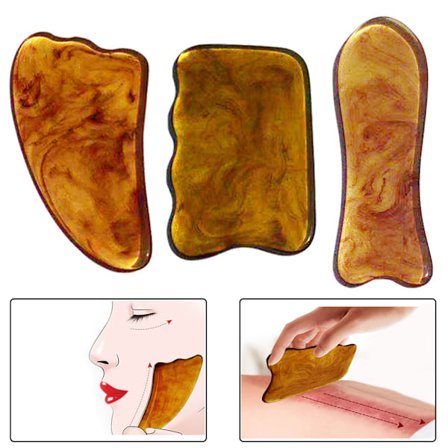 Gua Sha skraber massageværktøj Gua Sha plade skrabeværktøjer til ansigt og krop