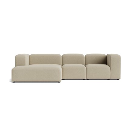 Milo chaiselong sofa, venstrevendt | 300cm - Nordic Mørk Beige - 300x170x72 - Sofa, chaiselong