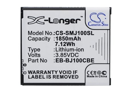 Batteri for SmartPhone, Mobil for Samsung Galaxy J1, Galaxy J1 4G, SM-J100F og andre.