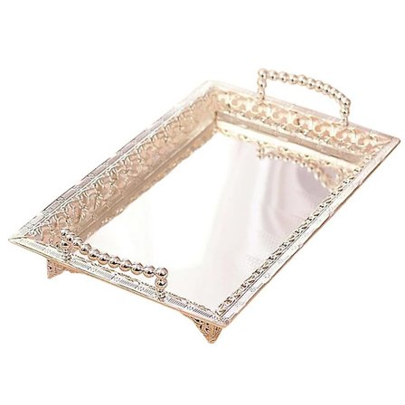 Europeiskt Silverpläterat Förvaringsfat Afternoon Tea Snackfat - S