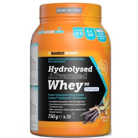Named Sport Hydrolysed Advanced Whey Protein Vaniglia 750g