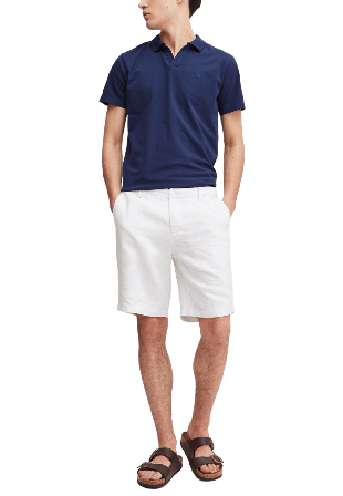 Casual Friday CFPANDRUP 100% linen shorts Short Herr Vit XL