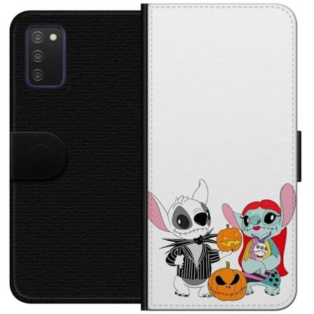Samsung Galaxy A03s Lompakkokotelo Stitch perhe addams
