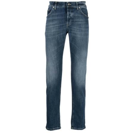 Dondup Straight Jeans blå, Herr, Herr, Storlek: W30