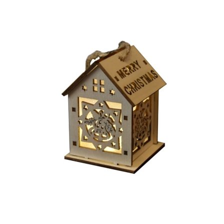 2ST Julljus Trähus Luminous Cabin 5,5X5X7CMBELL