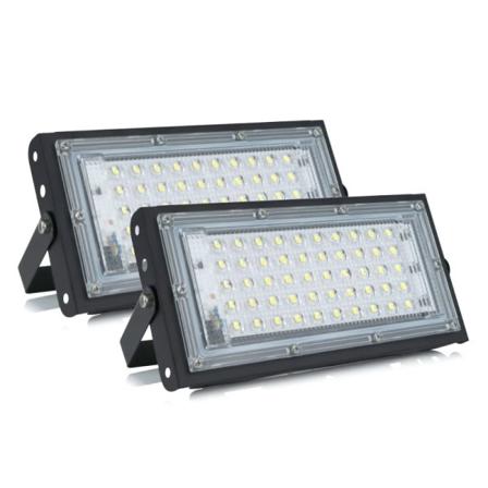 2 kpl 50W Led tulva valo AC 220V 230V 240V ulkovalo valo kohdevalo IP65 vedenpitävä LED katulamppu maisema valaistus