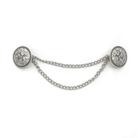 Cardigan Clip Sjal Brosch ANTIK SILVER STYLE 4 - spot sales