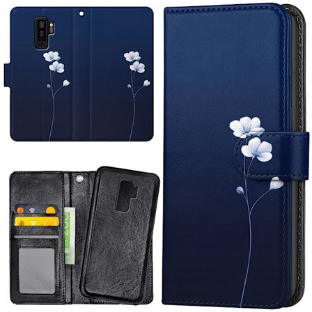Samsung Galaxy S9 Plus - Plånboksfodral/Skal Flower