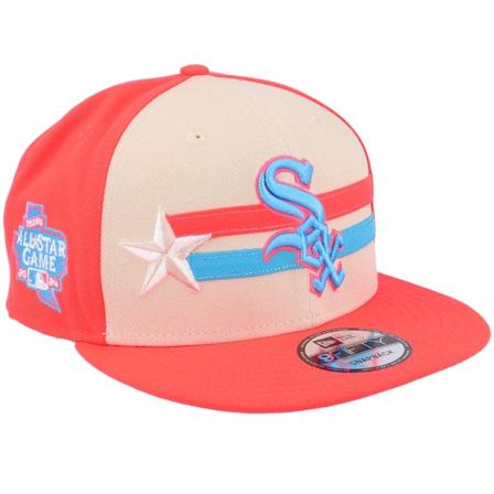 New Era - MLB Oranje snapback Cap - Chicago White Sox MLB 24 All Star Game 9FIFTY Beige/Orange Snapback @ Hatstore