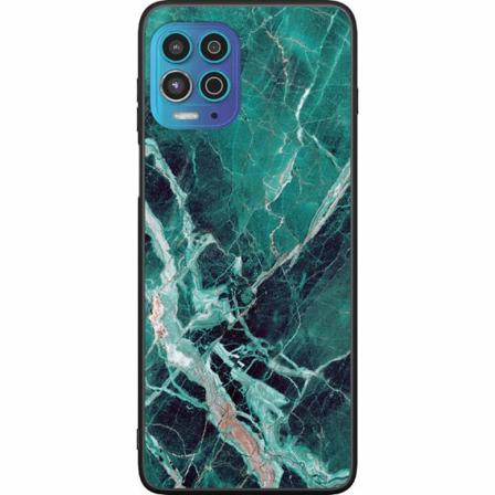 Motorola Moto G100 Svart Skal Marmor