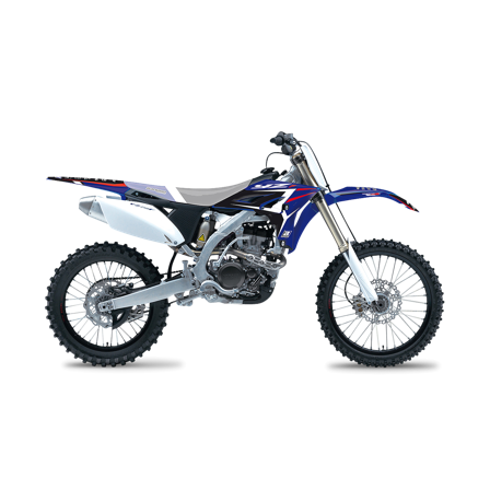 Kit Adesivi Blackbird Dream 4 Blu-Nero-Bianco - Yamaha YZ 250F 2010-2013