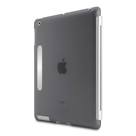 Belkin Snap Shield Secure - Eske for nettbrett - plastikk - røyk - for Apple iPad (3. generasjon)
