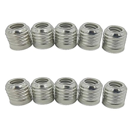 E27 til E14 Lampeholder Konverter Brannsikker Sokkelbase Konvertere Lyspære Adapter Konvertering Belysningstilbehør