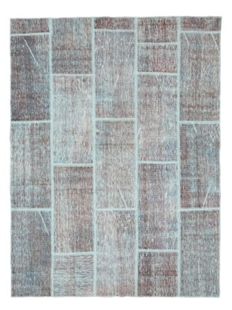 Small Patchwork Rug 148X197 Wool