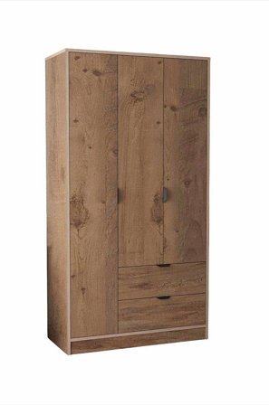 Hanah Home - Vaatekaappi Arel - Ruskea - Vaatekaapit - - Homeroom