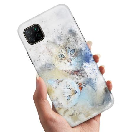 Huawei P40 Lite - Deksel/Mobildeksel Katter