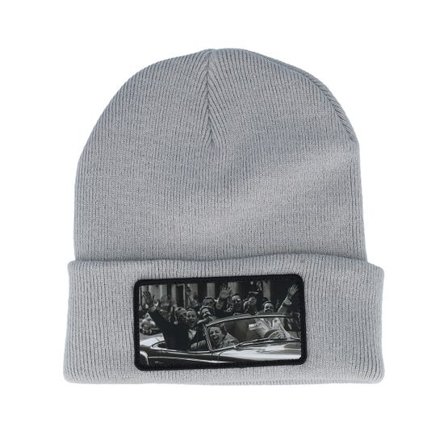 Public Domain - Grå cuff Beanie - Cabriolet Party Light Grey Cuff @ Hatstore