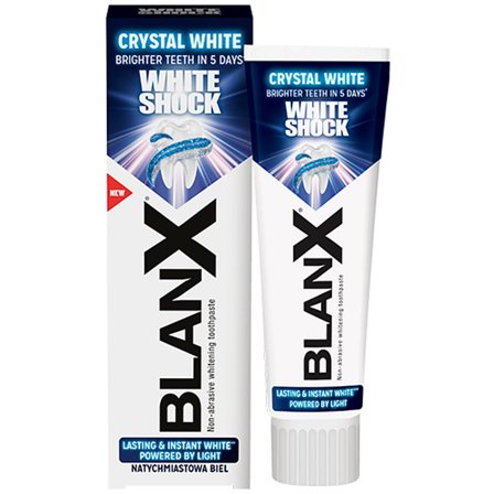 BlanX White Shock Instant White tube 75 ml, Medicin & Pleje, Mund & Tandpleje, Tandpasta