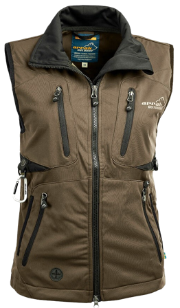Arrak Outdoor Arrak W's Acadia Softshell Vest Brown