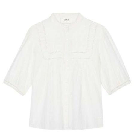 Ba&Sh Shortsleeved shirt Hvid, Dame Skjorter