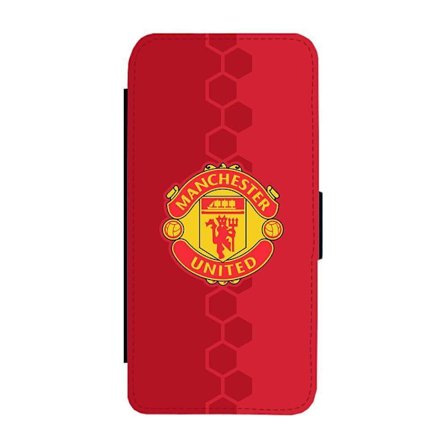 Manchester United iPhone 15 Pro Flip Mobilfodral