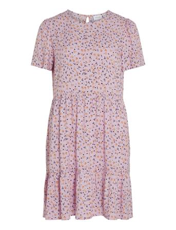 Vipaya S/S Dress /Su - Noos Kort Kjole Pink Vila