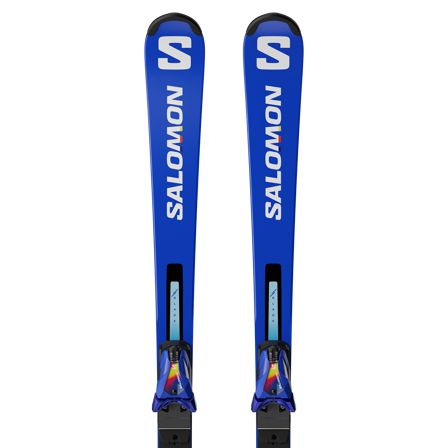 Salomon - Pack de esquí alpino Esquís alpinos T S/race Fis Sljr152+iconrs12 - Race Blue / White