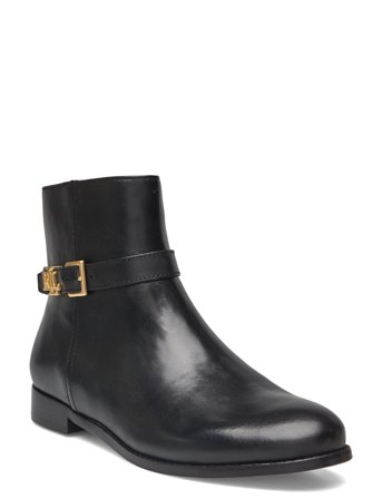 Lauren Ralph Lauren | Brooke Burnished Leather Bootie | 36