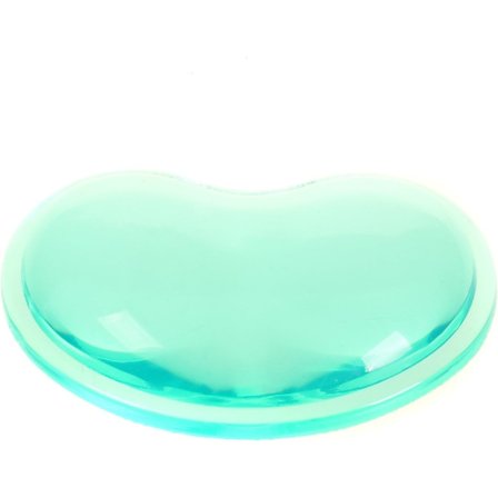 Pehmeä rannetuki, geelikiteet, sydämen muotoinen, ergonominen kidegeeli