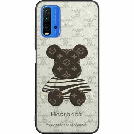 Xiaomi Redmi Note 9 4g Svart Skal Brown Bear