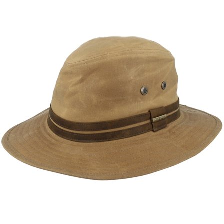 Stetson - Beige traveler Hat - Waxed Cotton Wr Chestnut Traveller @ Hatstore