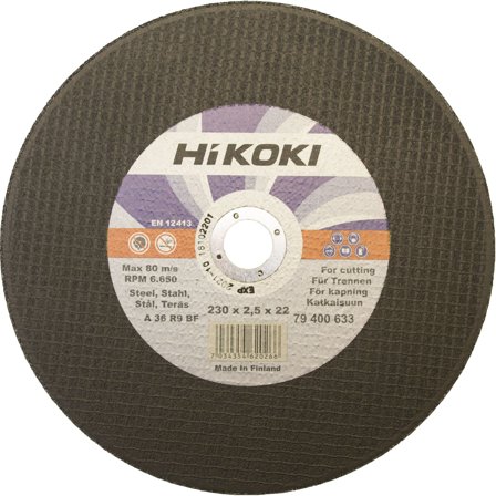 HiKOKI 0 Kapskive stål, 180x2,5 mm, Maskintilbehør & forbrugsvarer