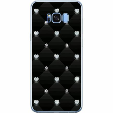 Samsung Galaxy S8+ Mjukt Skal - Bling Heart