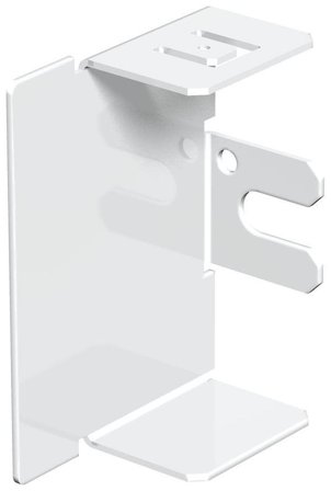 Obo Bettermann 6249426 Endestykke hvit stålplate 40 x 60 mm, Installasjonsmaterial