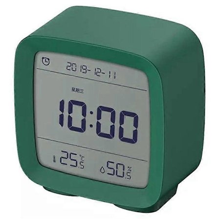 XIAOMI YOUPIN QingPing Bluetooth Temperatur Fugtighed Detektion Vækkeur med Justerbar Baggrundsbelysning [BR]