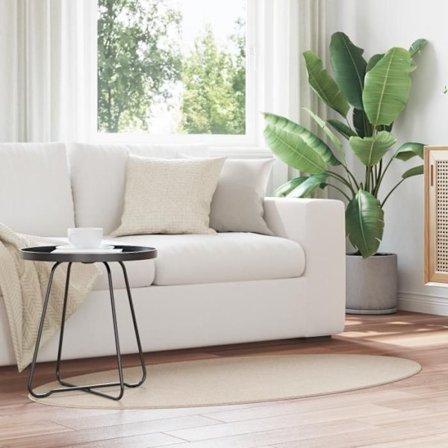 HÅRTE Matta Beige 80x150 cm Oval