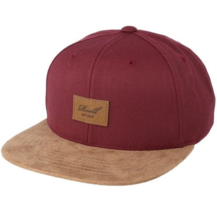 Reell - Rosso snapback Cappellino - Suede Maroon Snapback @ Hatstore