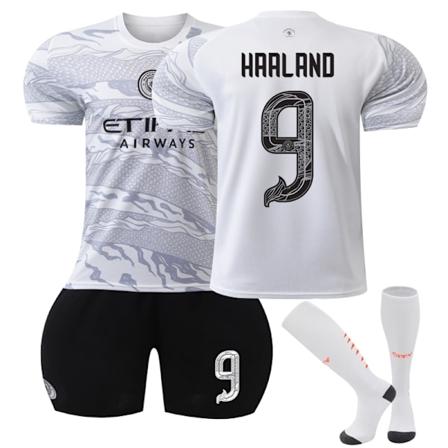 Manchester City 23-24 Hemmafotbollströja nr 9 Haaland-Xin 18