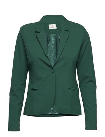 Jillian Blazer Blazers Single Breasted Blazers Grøn Kaffe