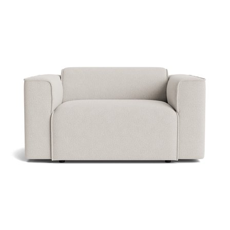 Porto Sessel Sneak Rohweiß Moderner Sessel für das moderne Zuhause Fusion aus Stil und Komfort Maße 141x97x70cm Einfarbiges Design