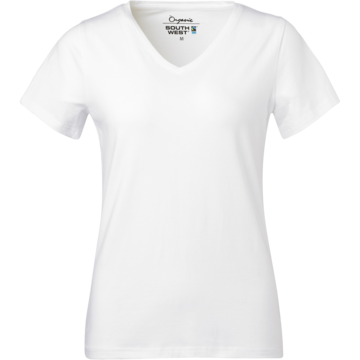 DAMETOPP V-HALS SCARLET