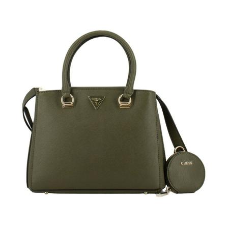 Guess, Shoulder Bags Groen, Dames, Maat:ONE Size,leer